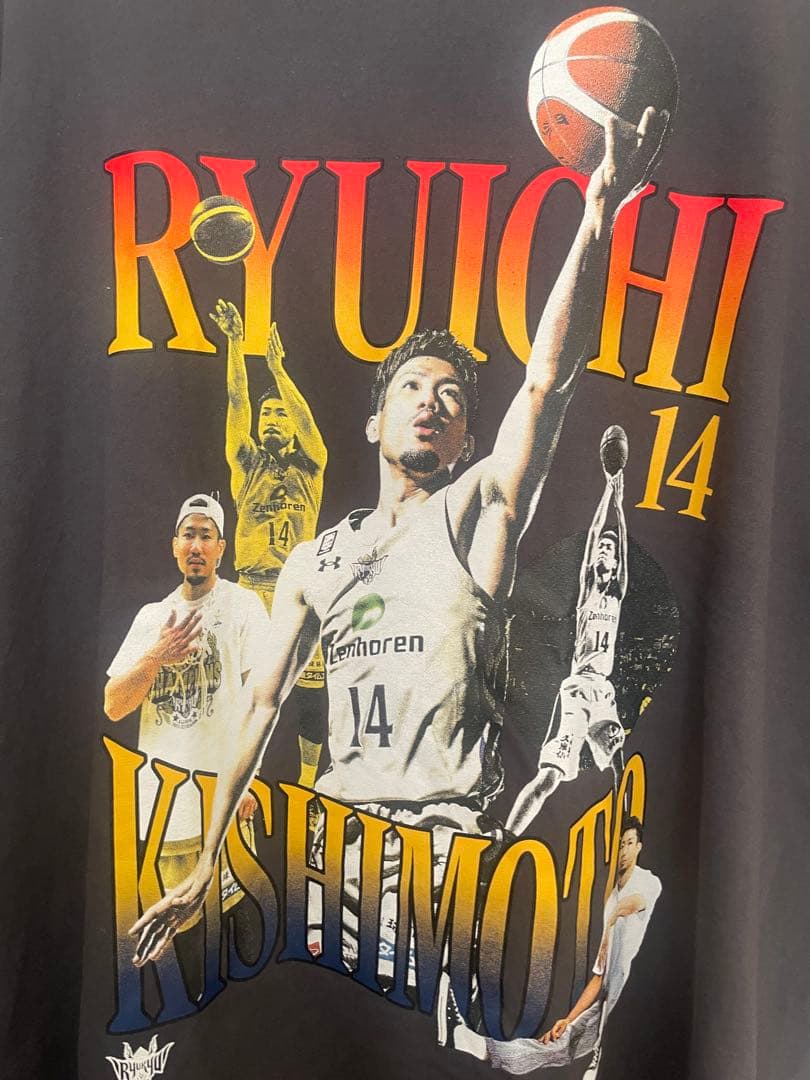 BEAMS SPORTS琉球ゴールデンキングスコラボTシャツ岸本隆一選手