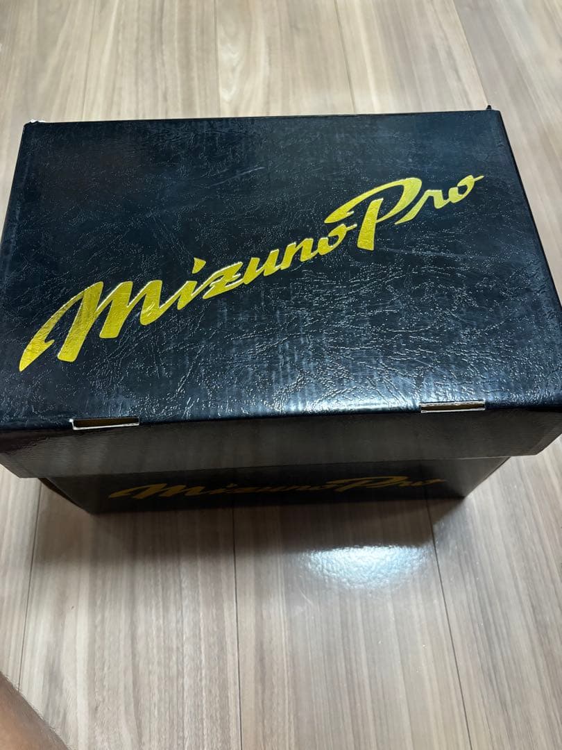 Mizuno Pro 硬式グローブ 右投げ用 黒/黄色