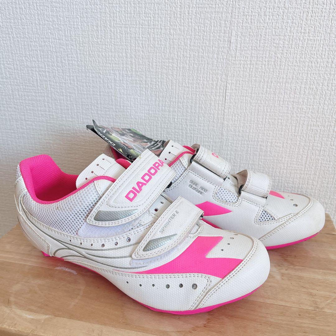 Diadora サイクルシューズ 23cm ＆ SHIMANO 105 ペダル