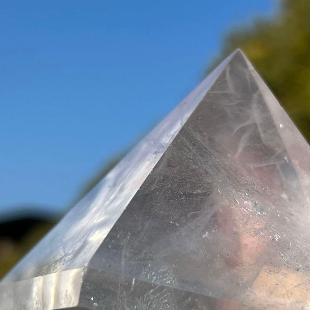 ✳️✨神々の宿る聖地の水晶パワー✨レインボー入 ヒマラヤ水晶 ピラミッド 天然石