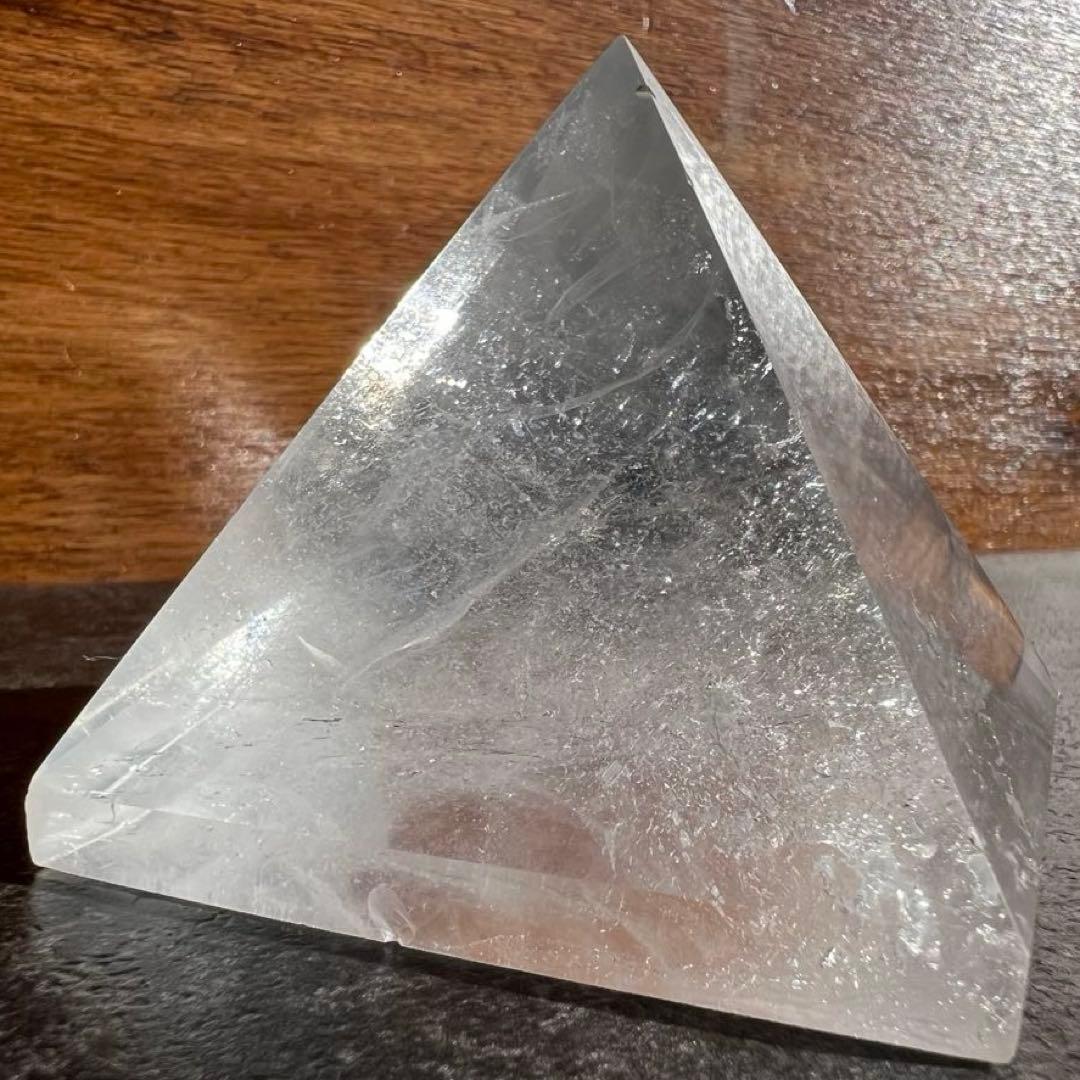 ✳️✨神々の宿る聖地の水晶パワー✨レインボー入 ヒマラヤ水晶 ピラミッド 天然石