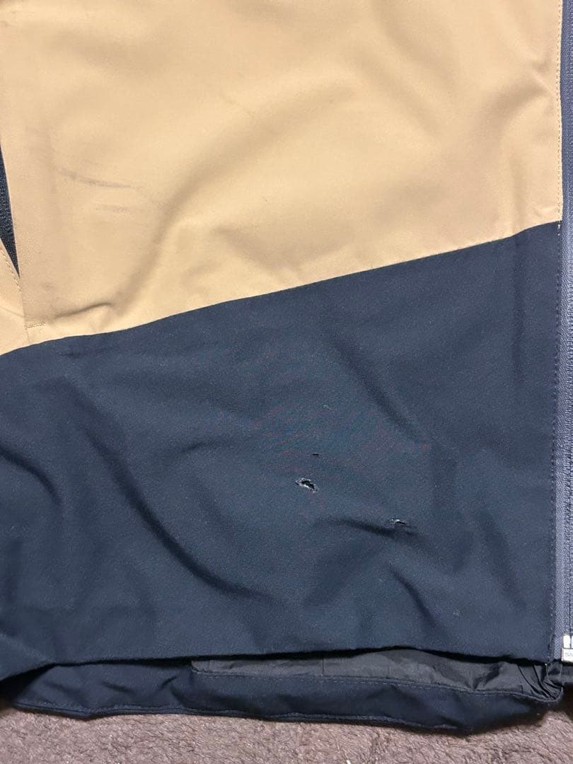 Quiksilver スノーボードウェア ベージュ上下セット