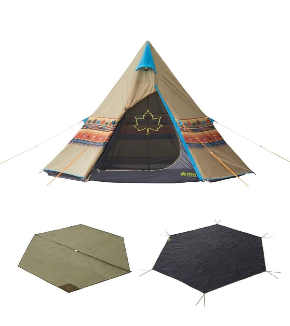 未使用品　LOGOS ナバホ Tepee 300-BB マット&シートセット