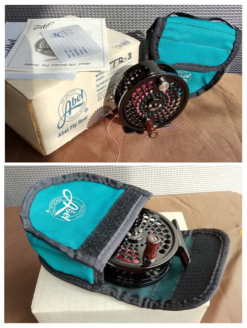 【新品同様】『Ａbel / TR-3 』fly reel [BLACK]