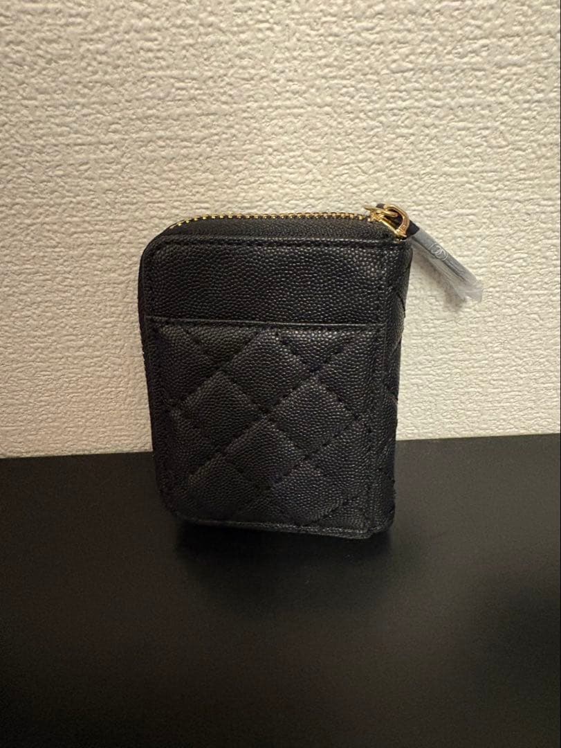 CHANEL キャビアスキンレザーフラグメントケースケース　ノベルティ