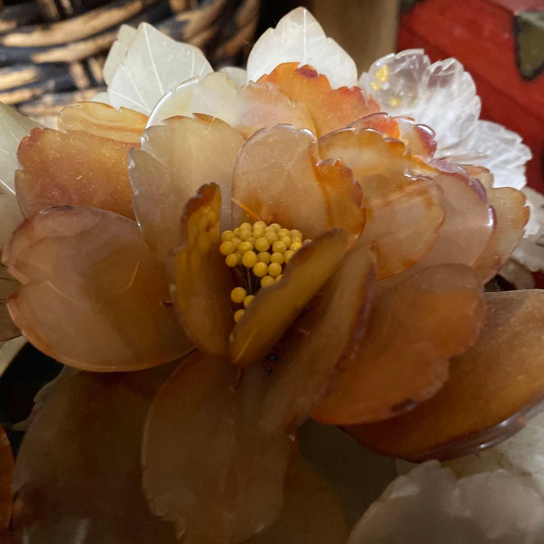 石製 花の置物
