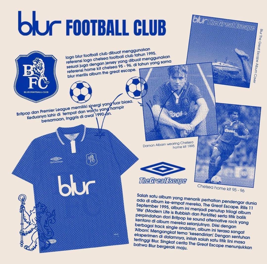ウェア Unofficial Blur Football Jersey