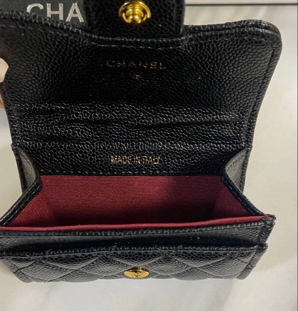 最安値‼️CHANEL レザー カードケース 小銭入れ　ノベルティ