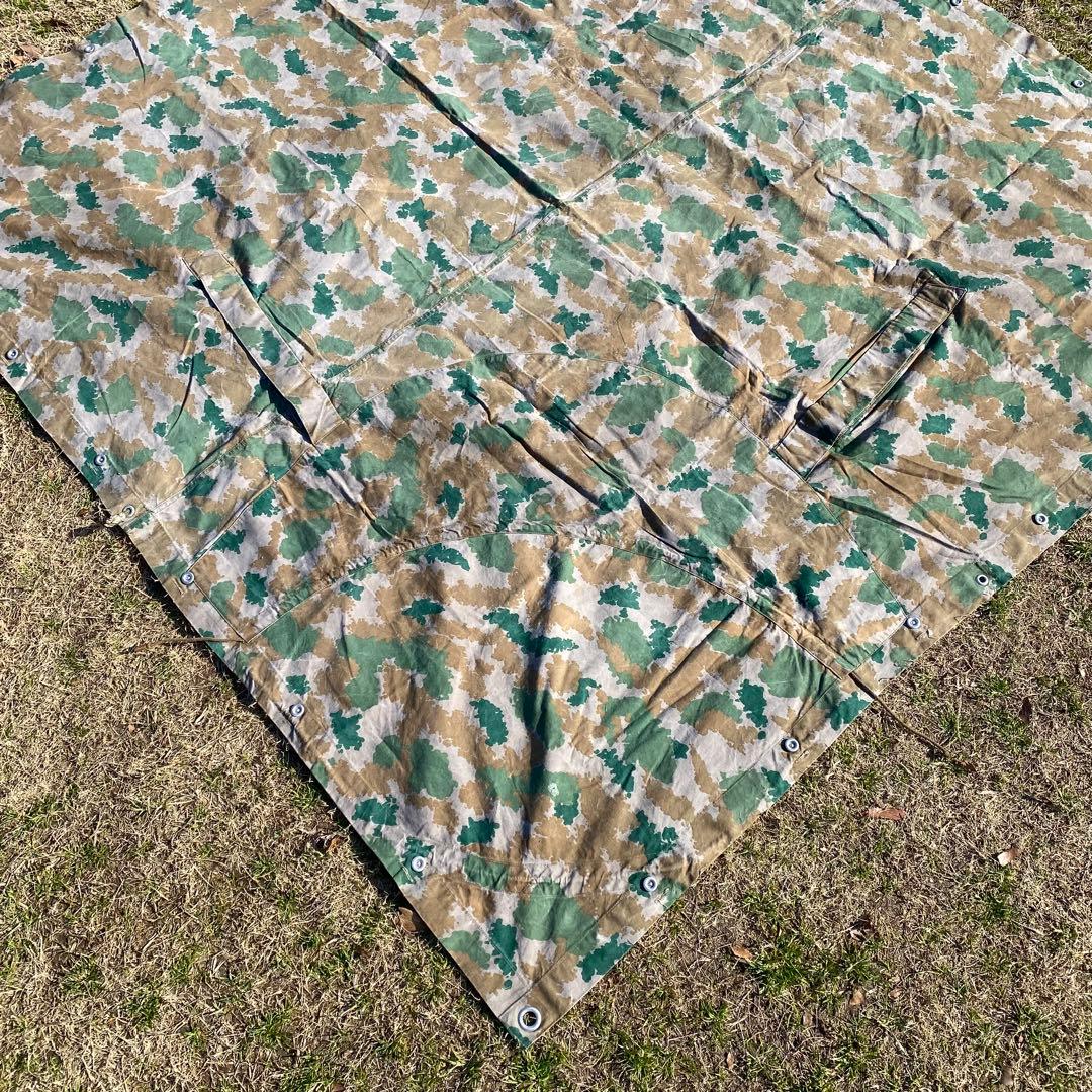 【超レア】東ドイツ軍　軍幕　フローラルカモ　ブルメンターンカモ　１枚