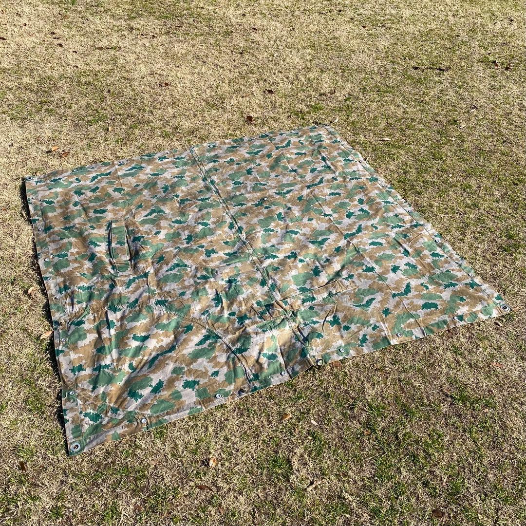 【超レア】東ドイツ軍　軍幕　フローラルカモ　ブルメンターンカモ　１枚