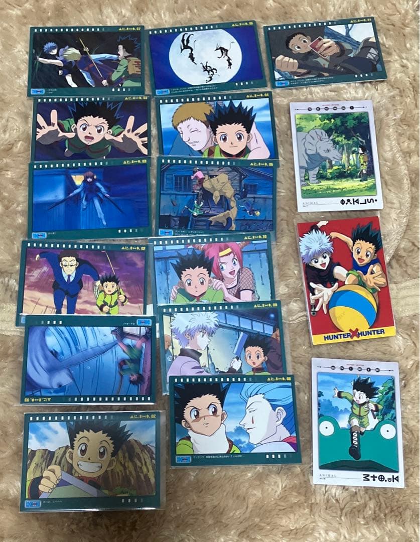 初版　当時物　HUNTER×HUNTER カードダスマスターズ　ゴン　ヒソカ