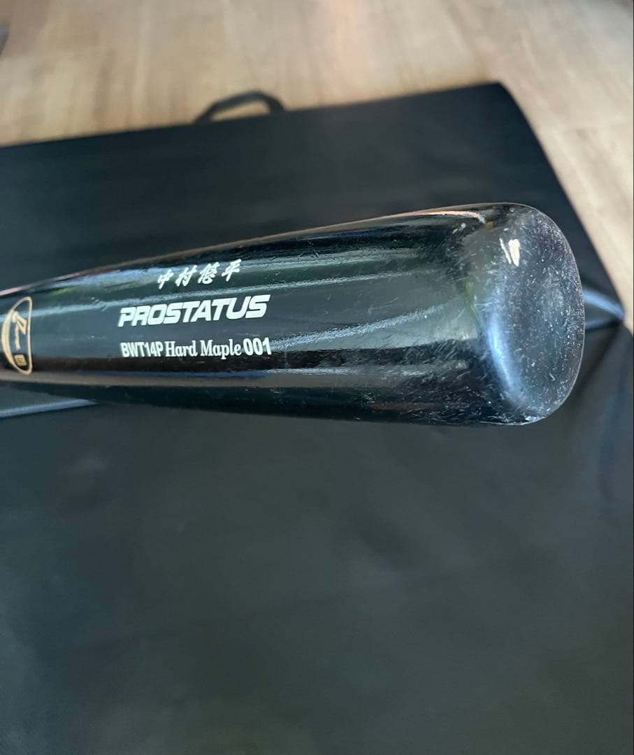 ヤクルトスワローズ 中村悠平 #27　バット NPBマーク 支給品　実使用