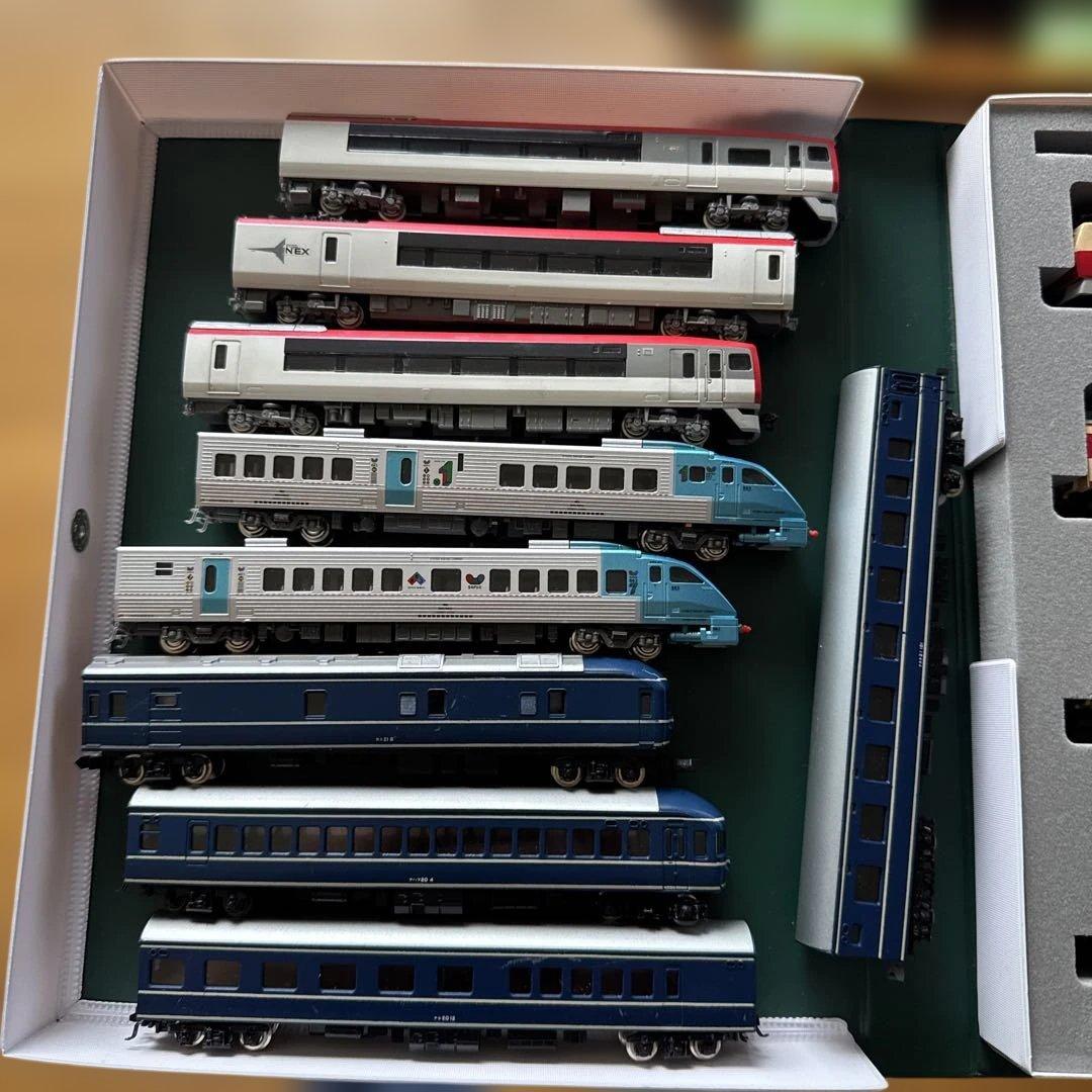 Nゲージ鉄道模型セット 多数の車両 詰め合わせす