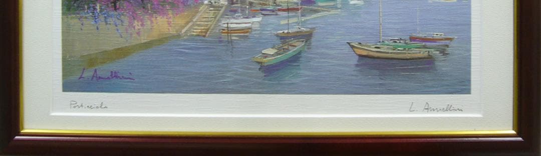 絵画 アートポスター 波止場 アルメツ リーニ