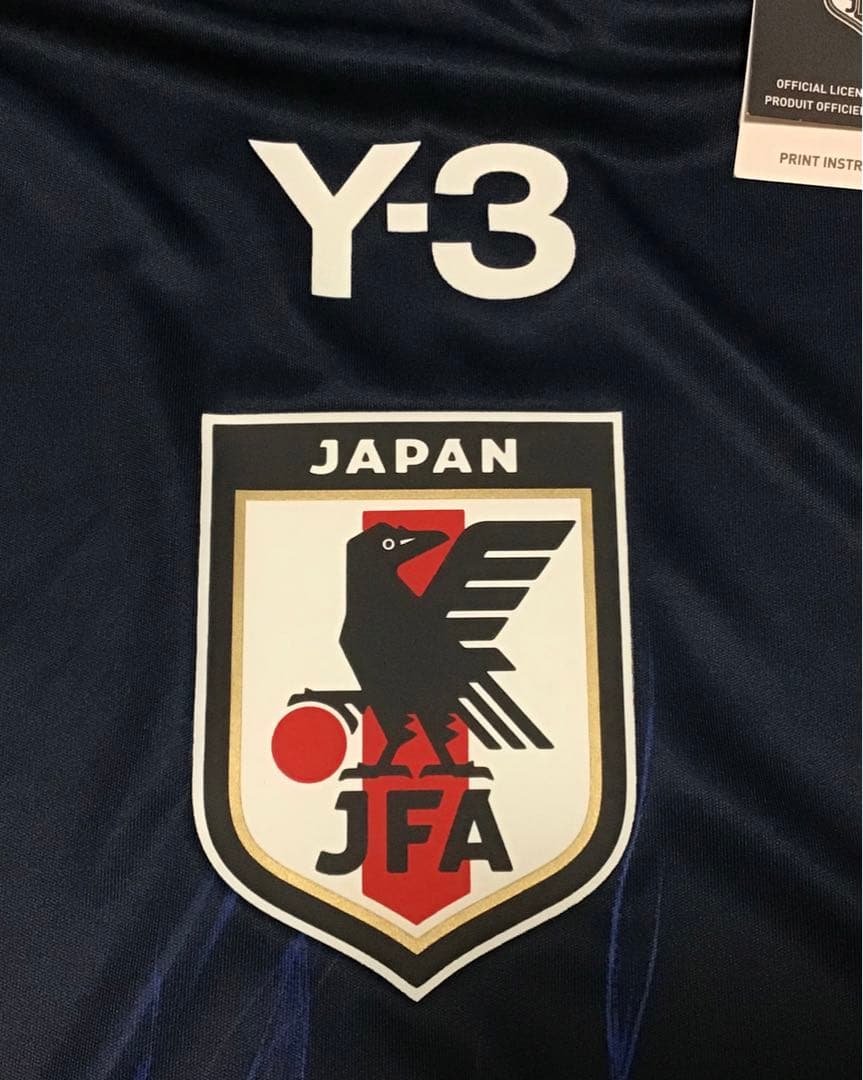 日本代表レプリカユニフォーム　サッカー　ホーム　Ｌサイズ Y-3