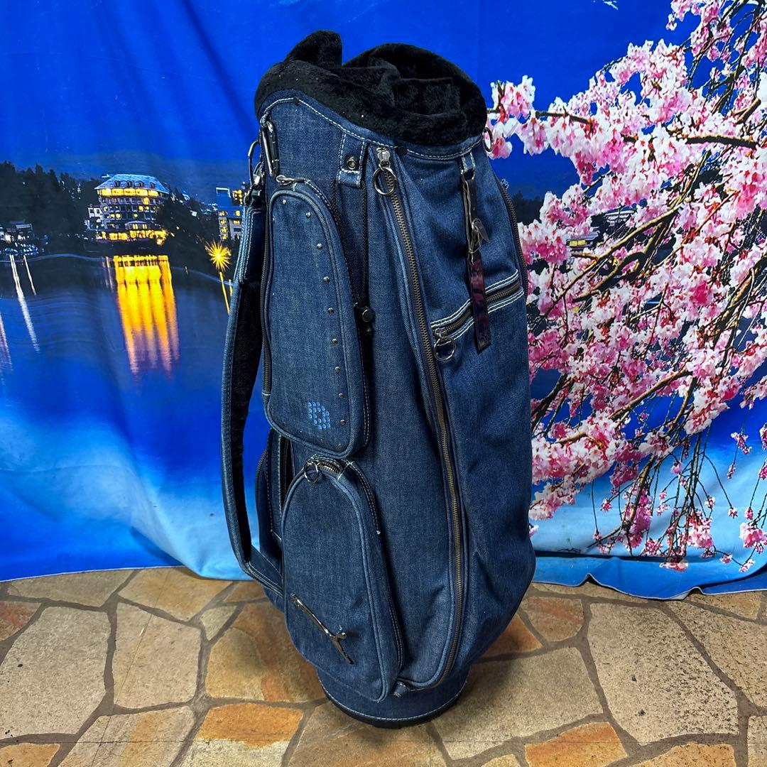 寶BW-1186 PUMA プーマ デニム素材 キャディバッグ