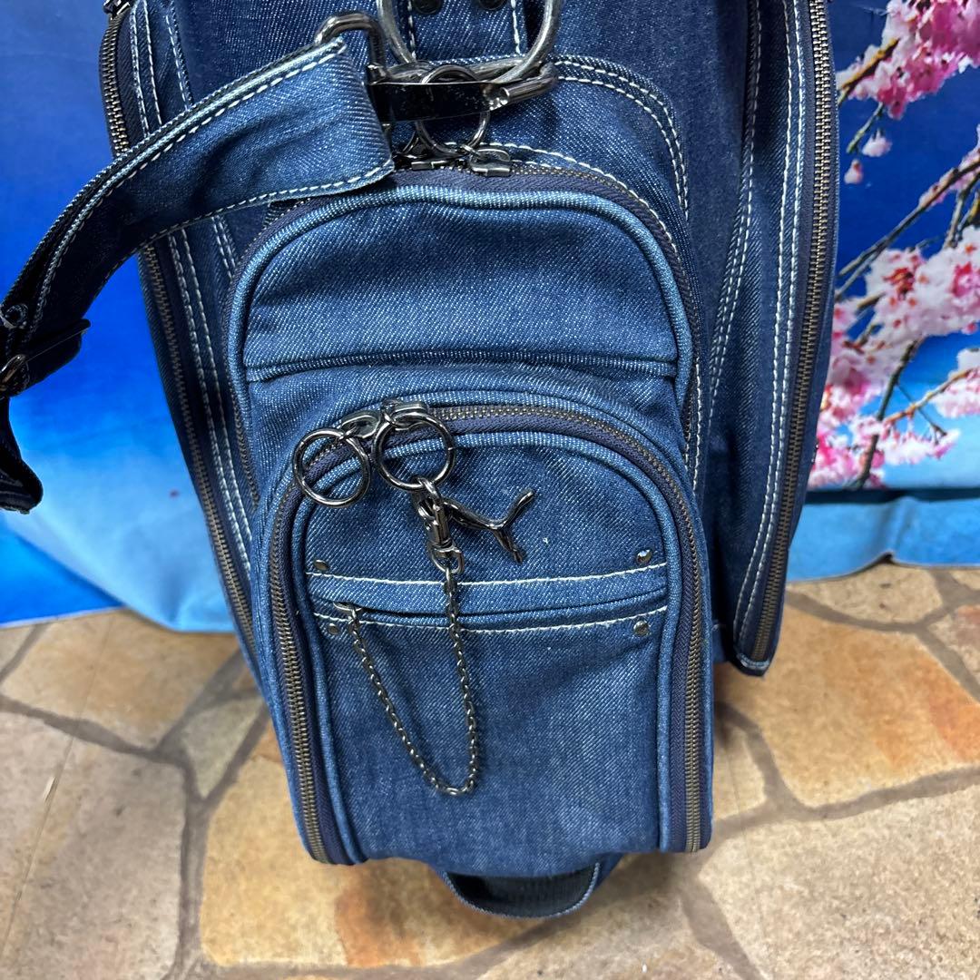 寶BW-1186 PUMA プーマ デニム素材 キャディバッグ