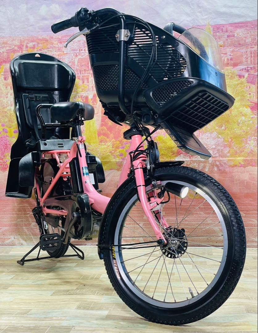 ZK3662 電動自転車 ヤマハ パスキス 子供乗せ 20インチ 送料無料