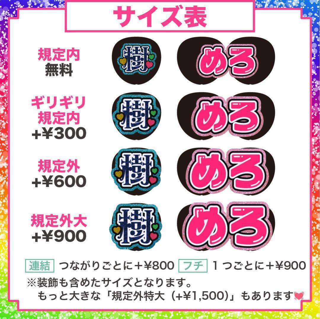 リピ【toy】さま専用ページ　オーダー 名前 うちわ 文字 連結 パネル