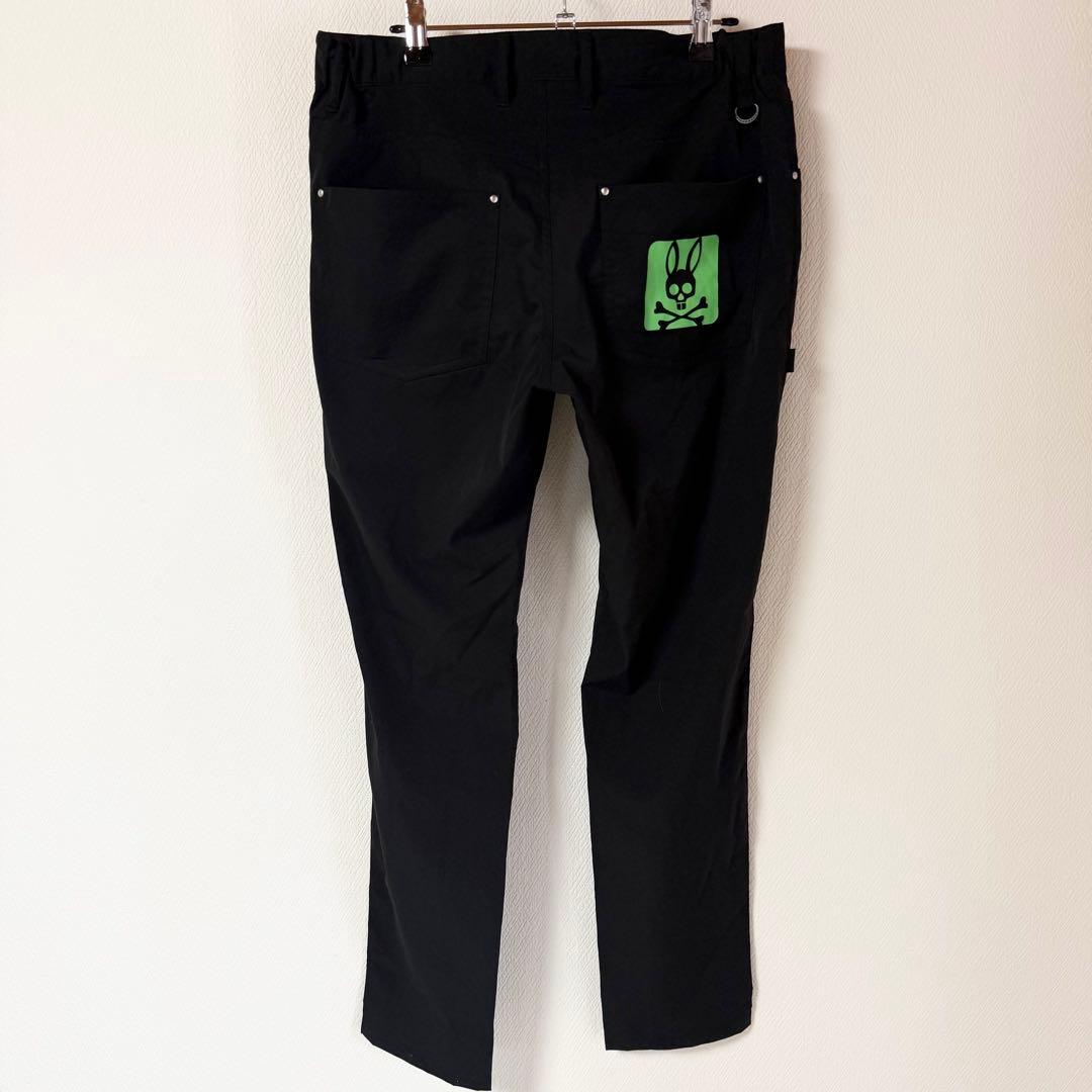 【超美品✨】Psycho Bunny サイコバニー　黒パンツ ゴルフウェア　Ｌ