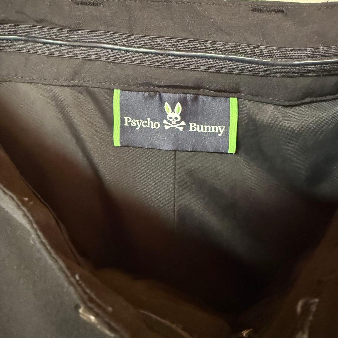 【超美品✨】Psycho Bunny サイコバニー　黒パンツ ゴルフウェア　Ｌ