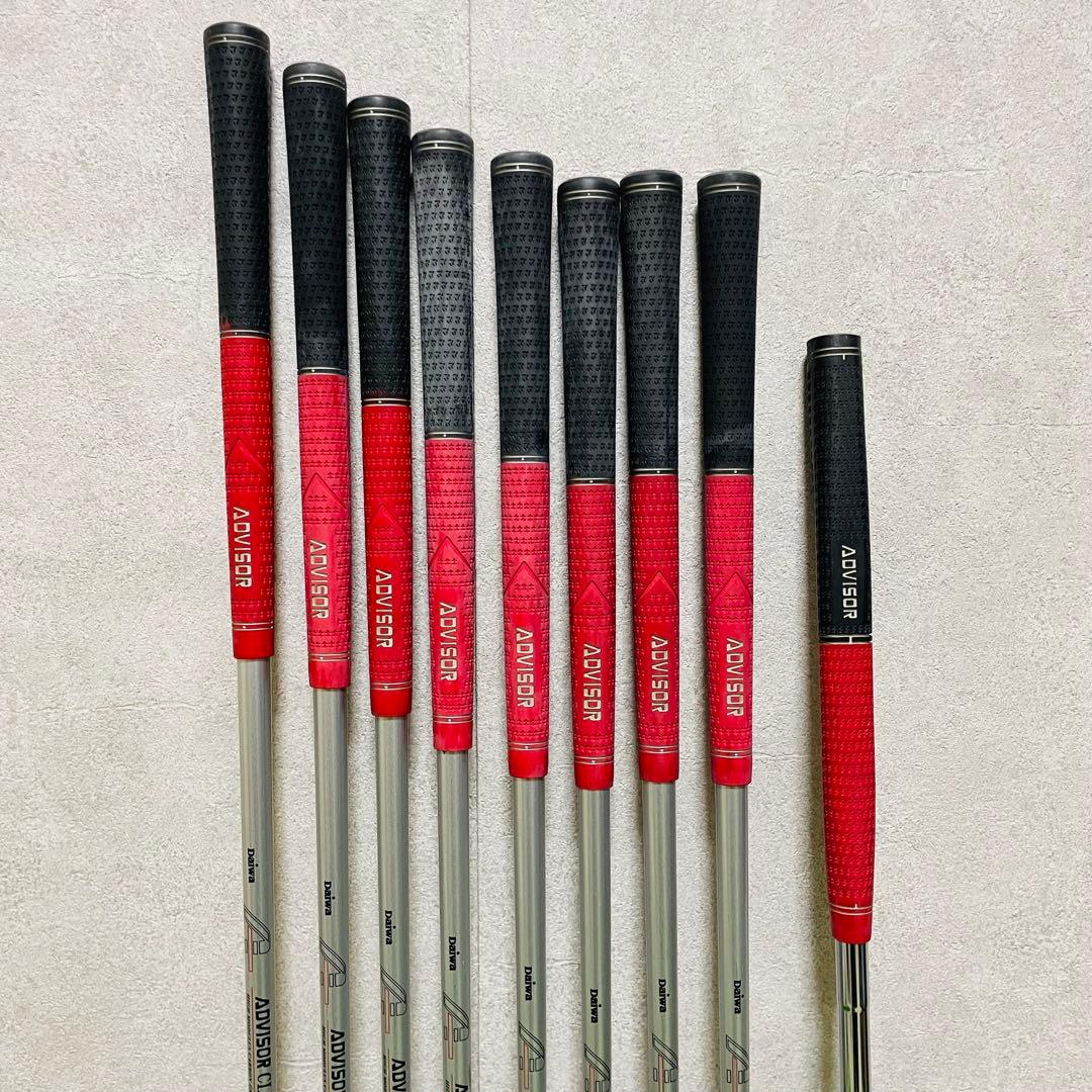 DAIWA ダイワアドバイザー 13本 フルセット メンズ 右 初心者 カーボン