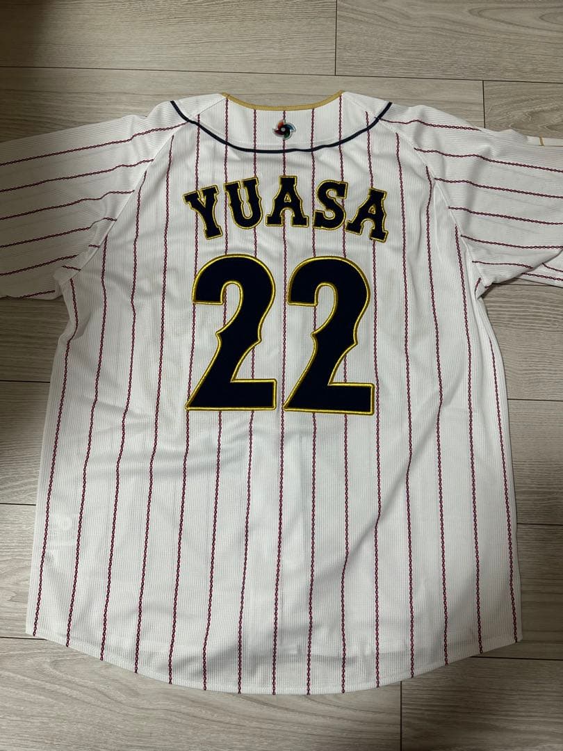 【本当に最終値下げ】早い者勝ち WBC ユニフォーム 湯浅京己 投手 Mサイズ