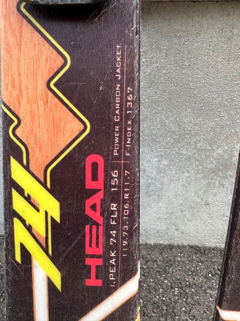 HEAD スキー板(I PEAK74)ビンディング付き　156cm