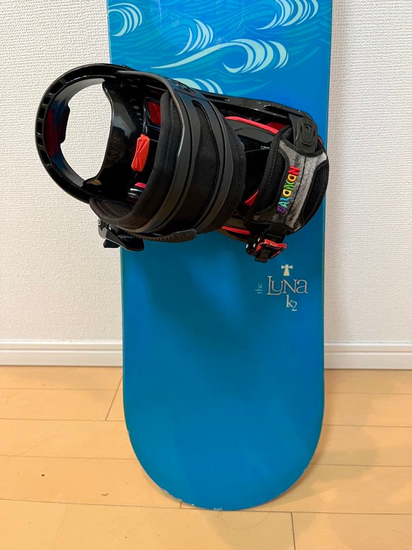 K2×サロモン スノーボードセット 板147cm バインS/M ソールカバー付き