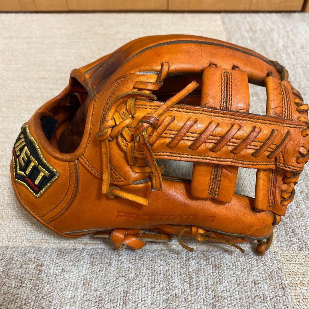 ZETT 硬式グローブ 内野手用 5本指