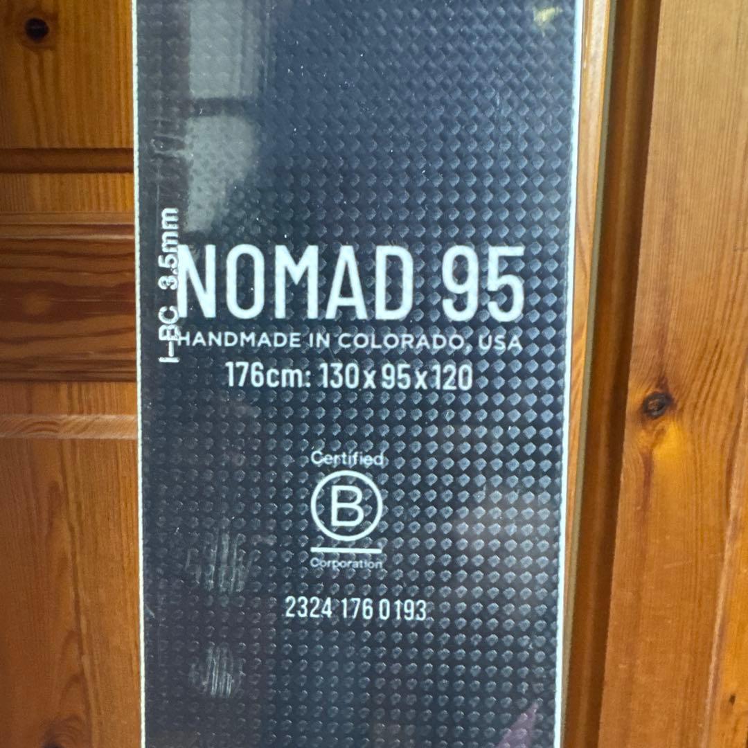 新品未使用ICELANTIC NOMAD 95 176cm