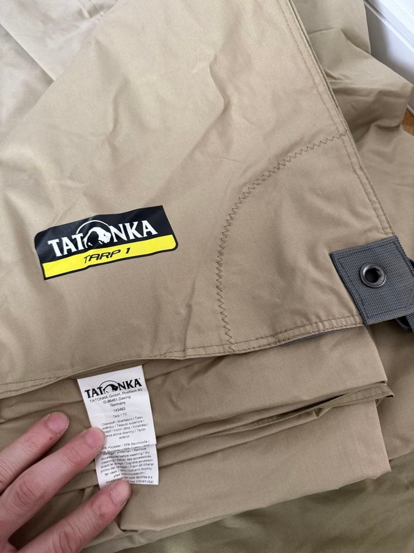 TATONKA タトンカ タープ 1tc ポリコットン