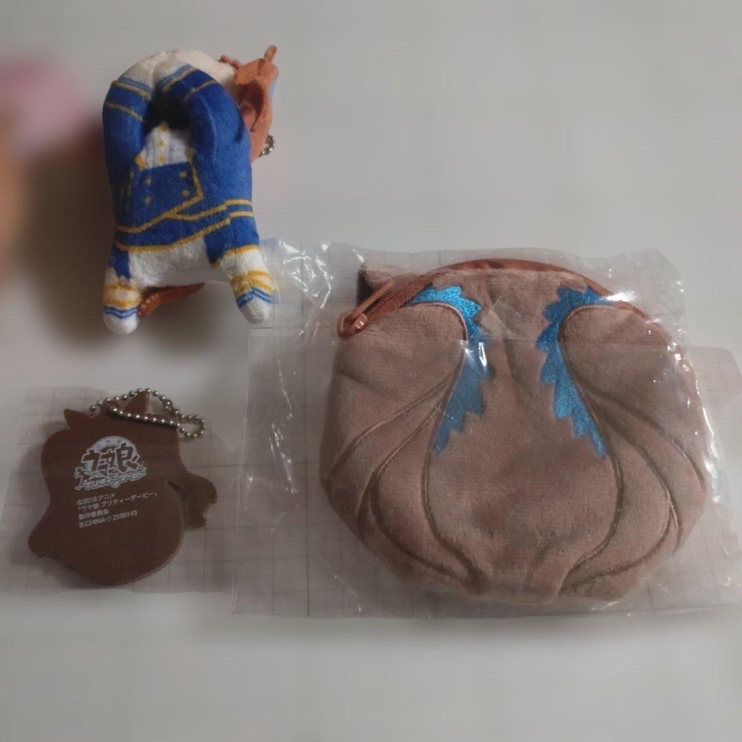 ウマ娘　ダイワスカーレット　通常ぬいぐるみ　フォルメイツ　はぐキャラ　ポーチ他