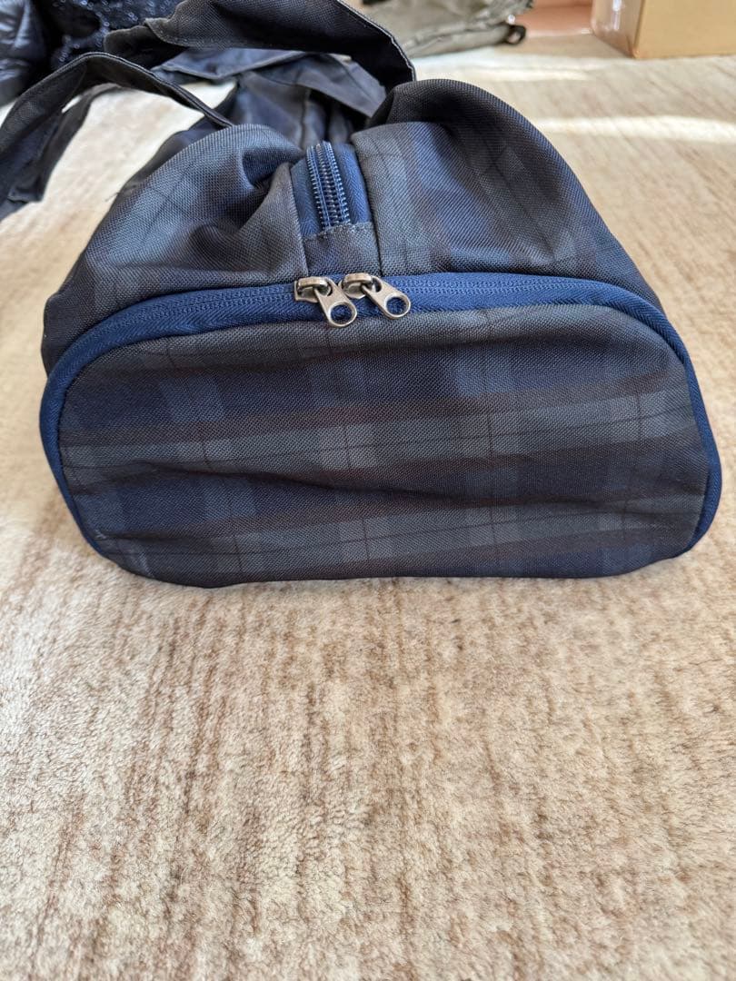 Beams Golf ゴルフバッグ ダークブルー・グリーン　チェック柄