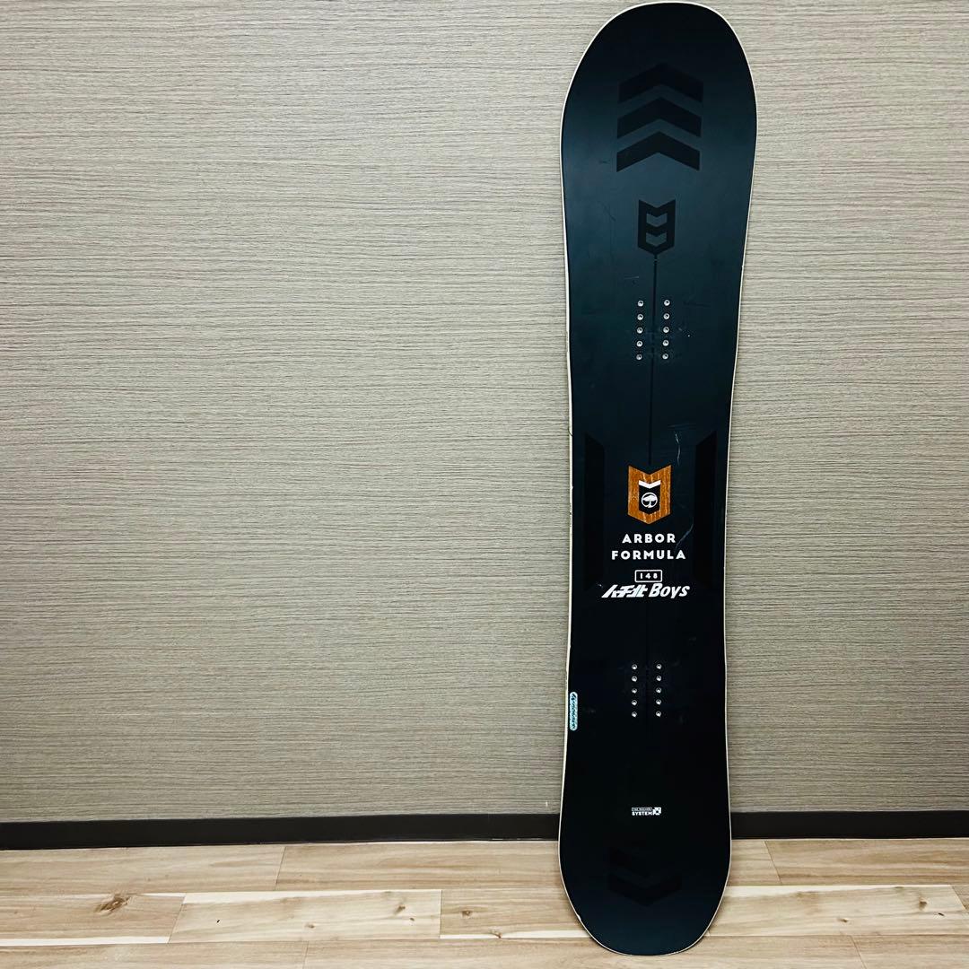 良品！FORMULA キャンバー ARBOR スノーボード 148㎝