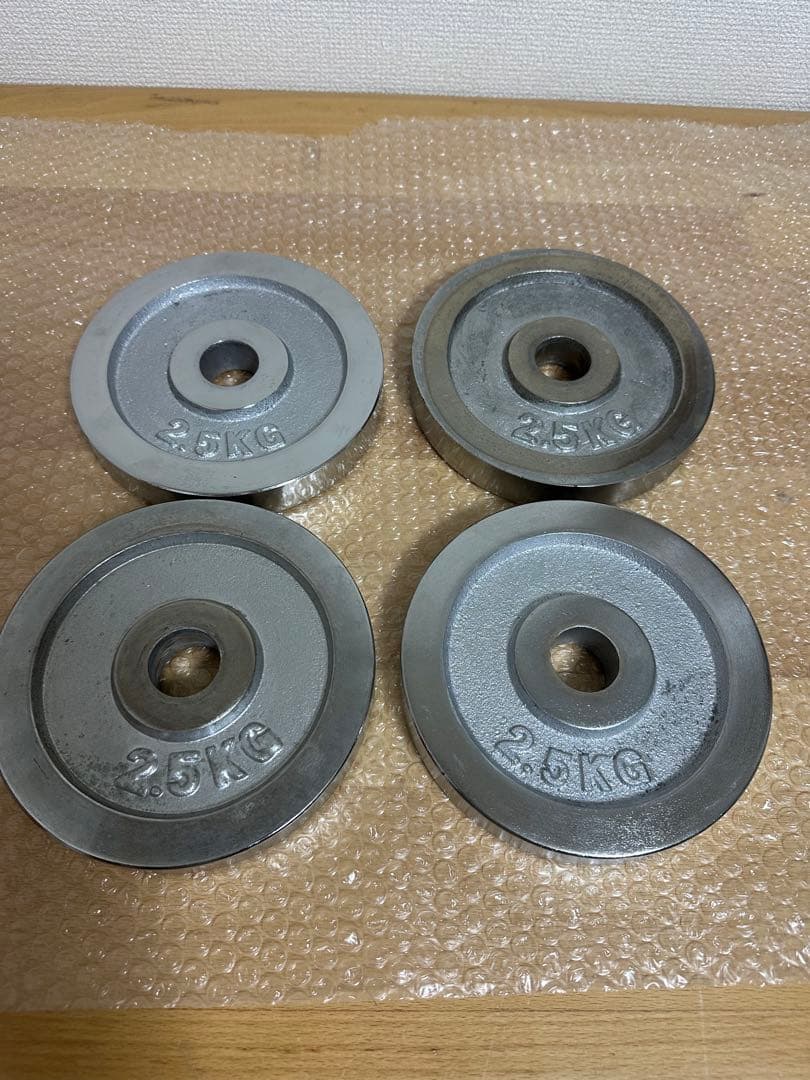早い者勝ち　約20kg ありあわせダンベルセット　シャフト付き