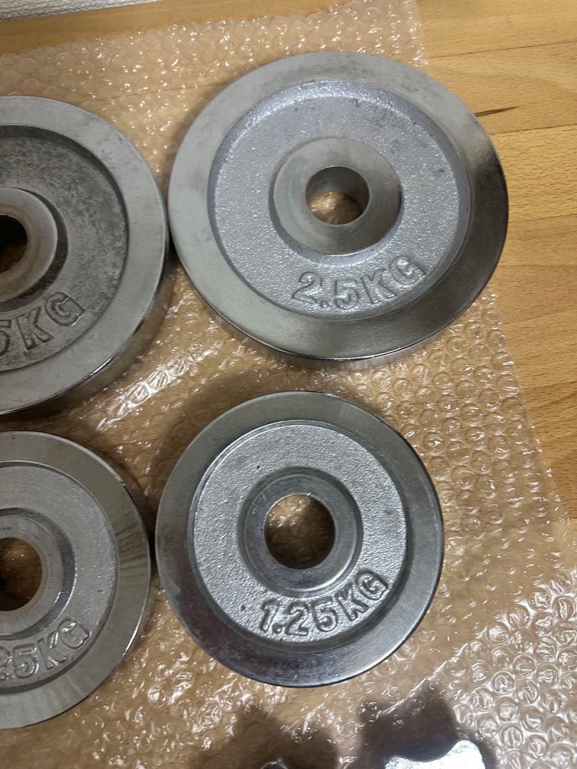 早い者勝ち　約20kg ありあわせダンベルセット　シャフト付き