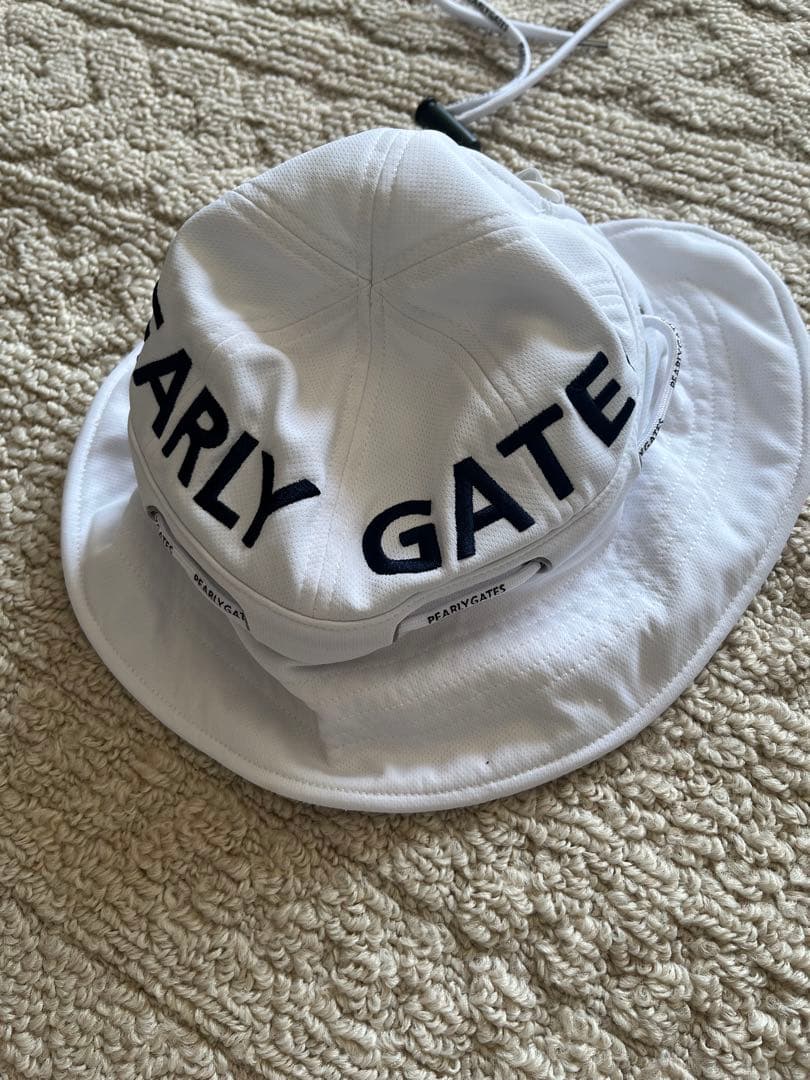 PEARLY GATES ホワイトバイザー 調整可能