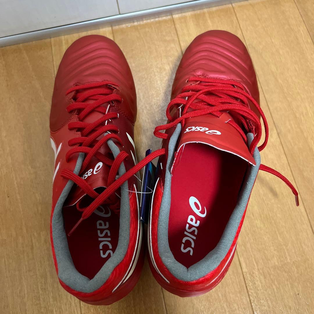 ASICS DS LIGHT サッカーシューズ レッド　25.0