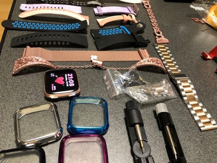 Fitbit Versa フィットビット バーサ ケースバンドセット