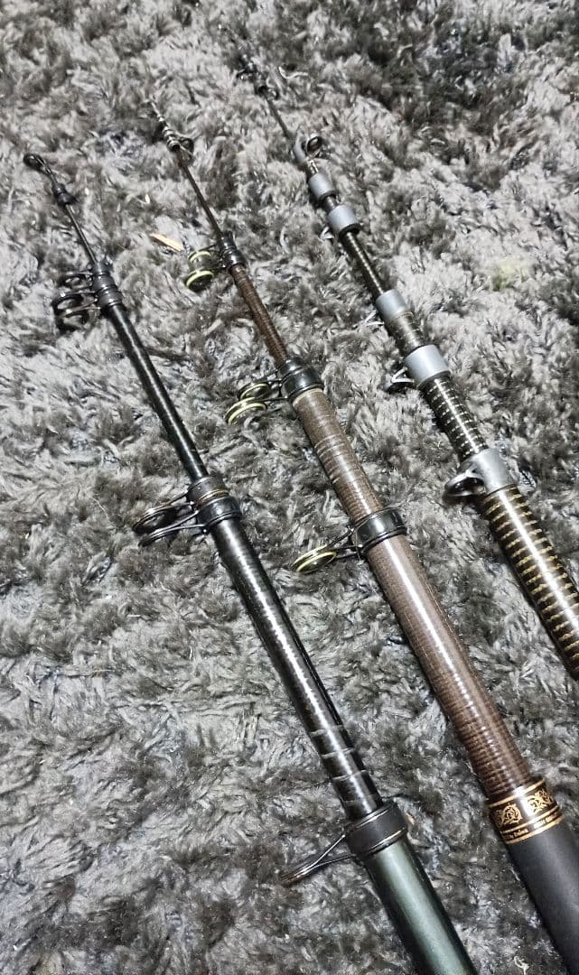 石鯛釣りに使っていた振出竿まとめて3本！ダイワNFT
