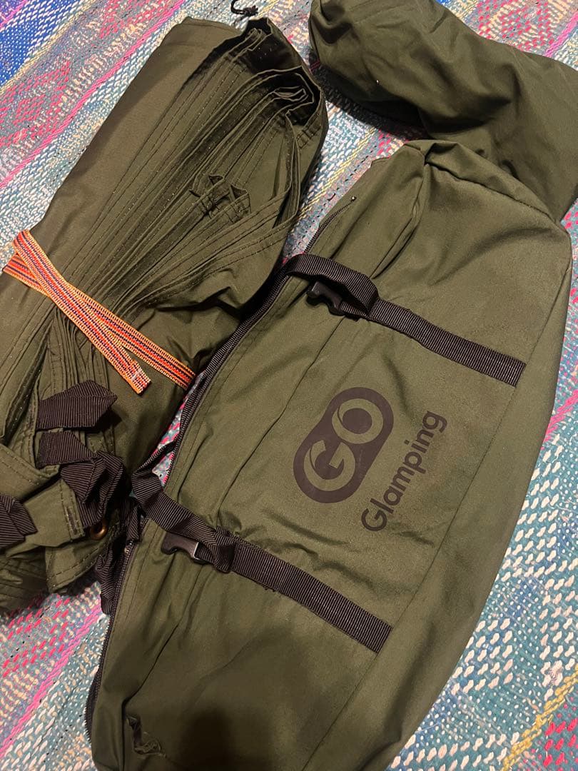 GO Glamping スクエアタープ TC350 アーミーグリーン