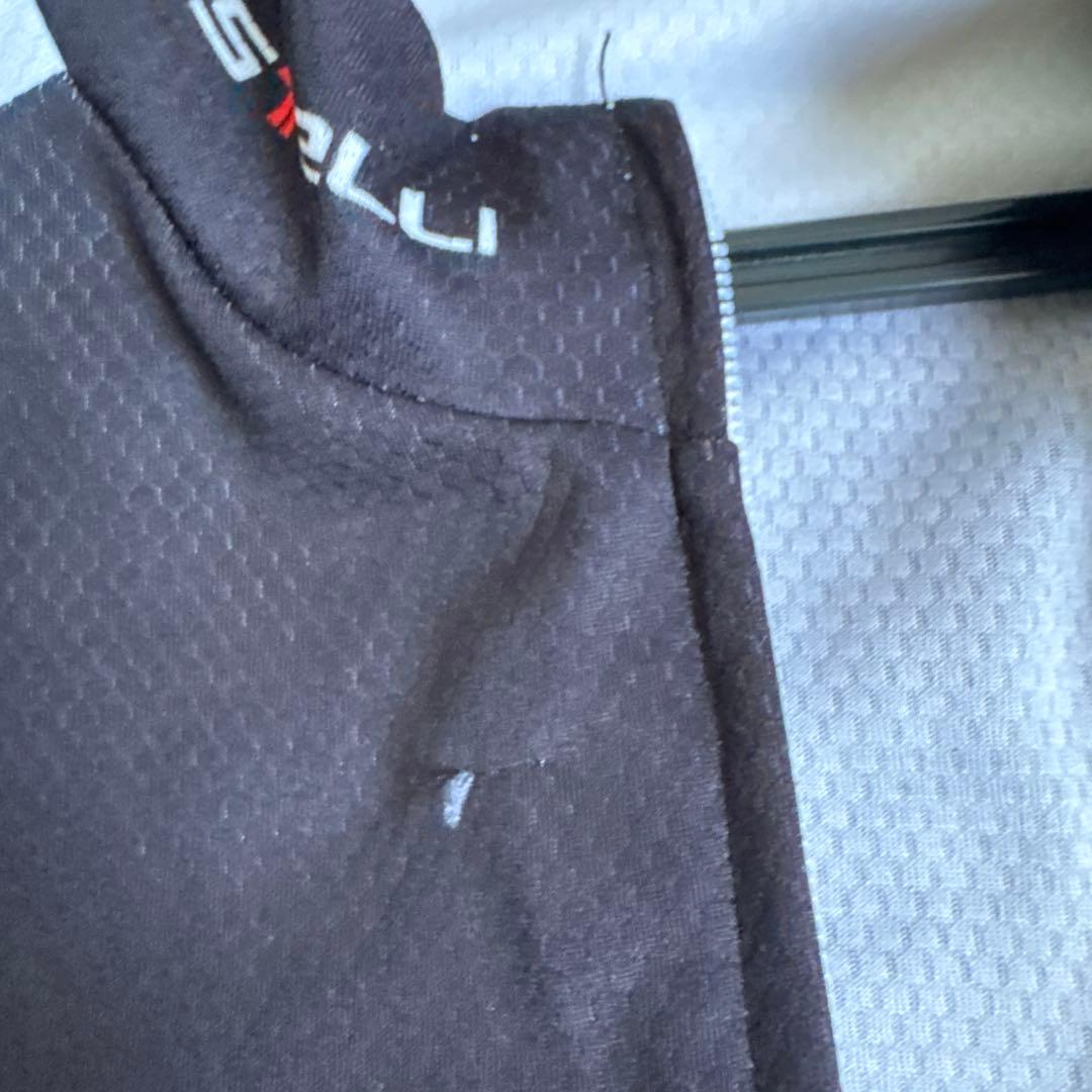 Castelli XL サイクルジャケット 長袖 黒赤白