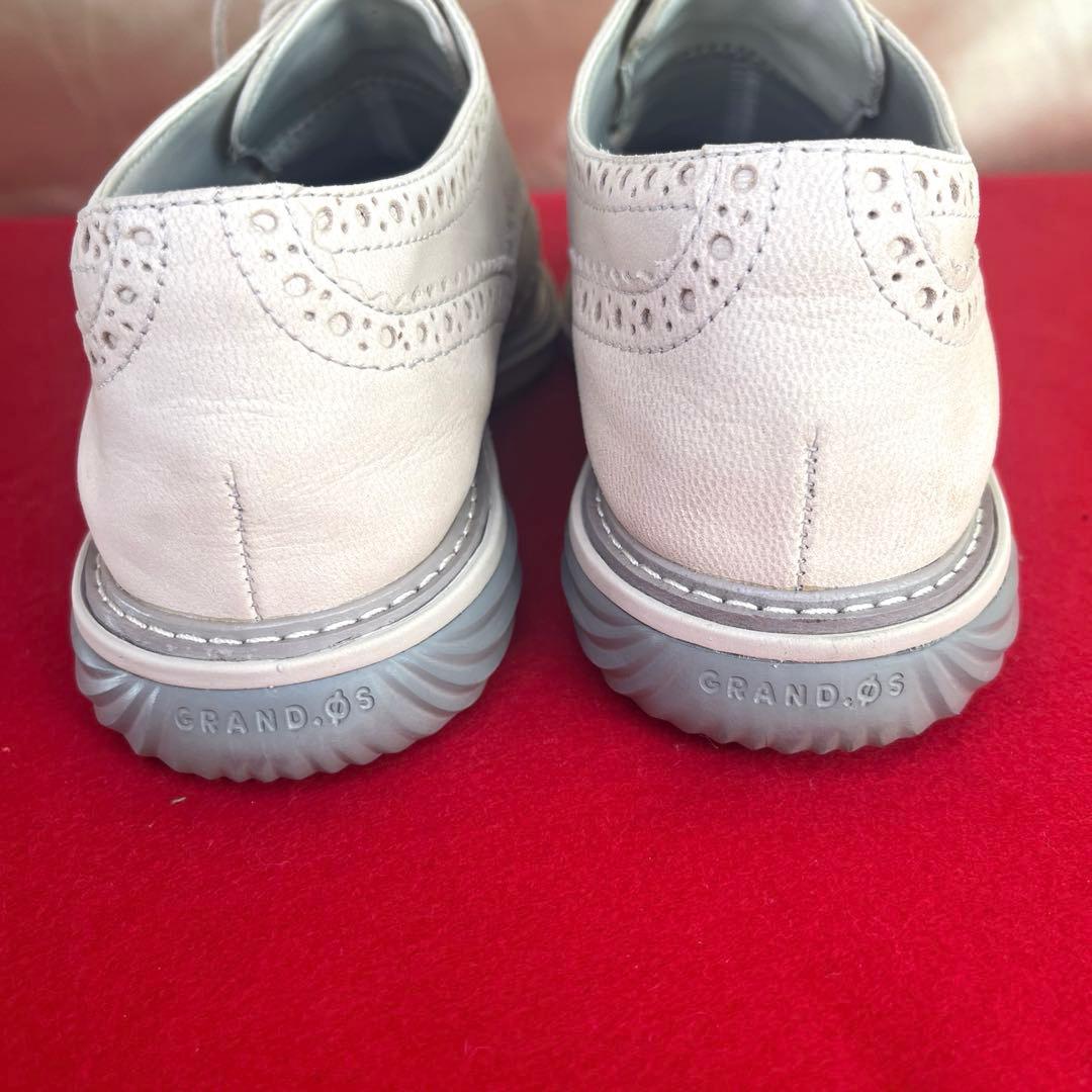 machino ！COLE HAAN/ホワイト レザー ブローグシューズ