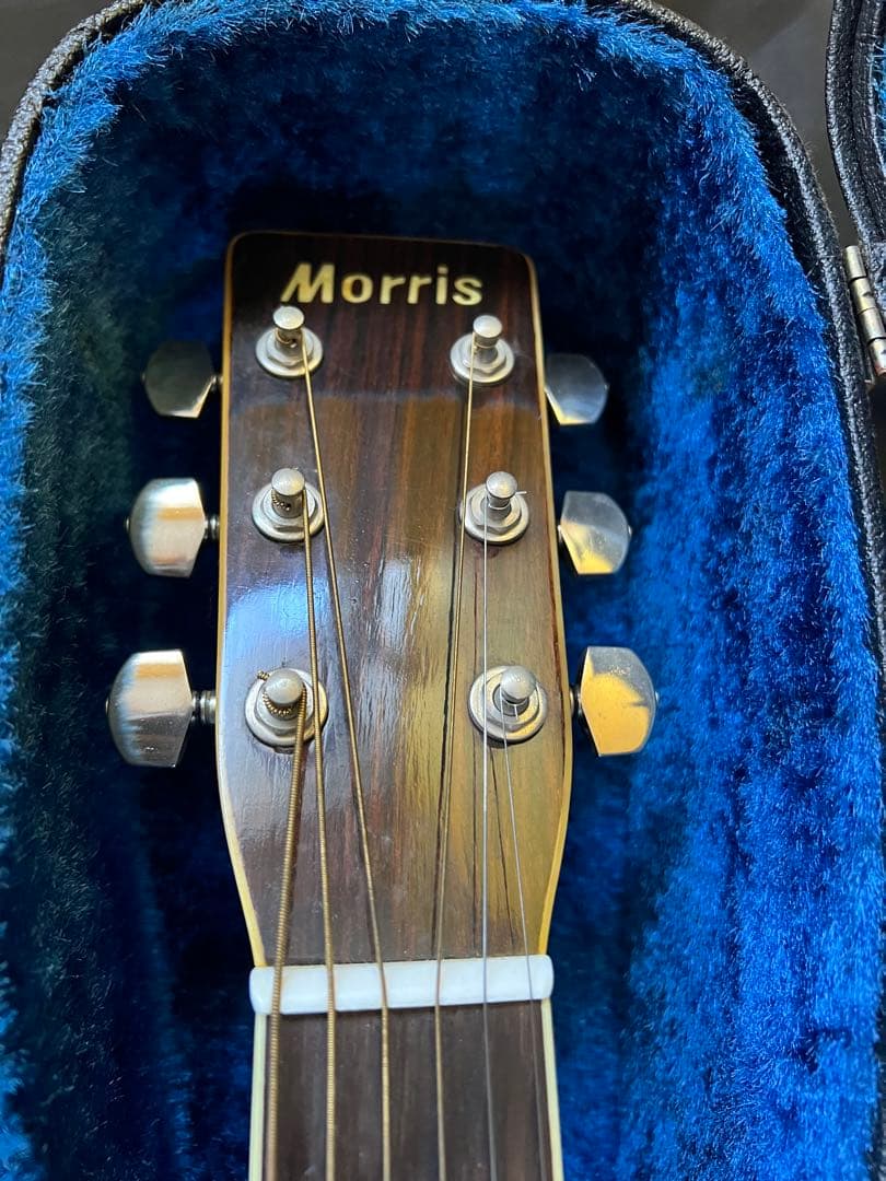 Morris W-30モーリス アコースティックギターハードケース付美品