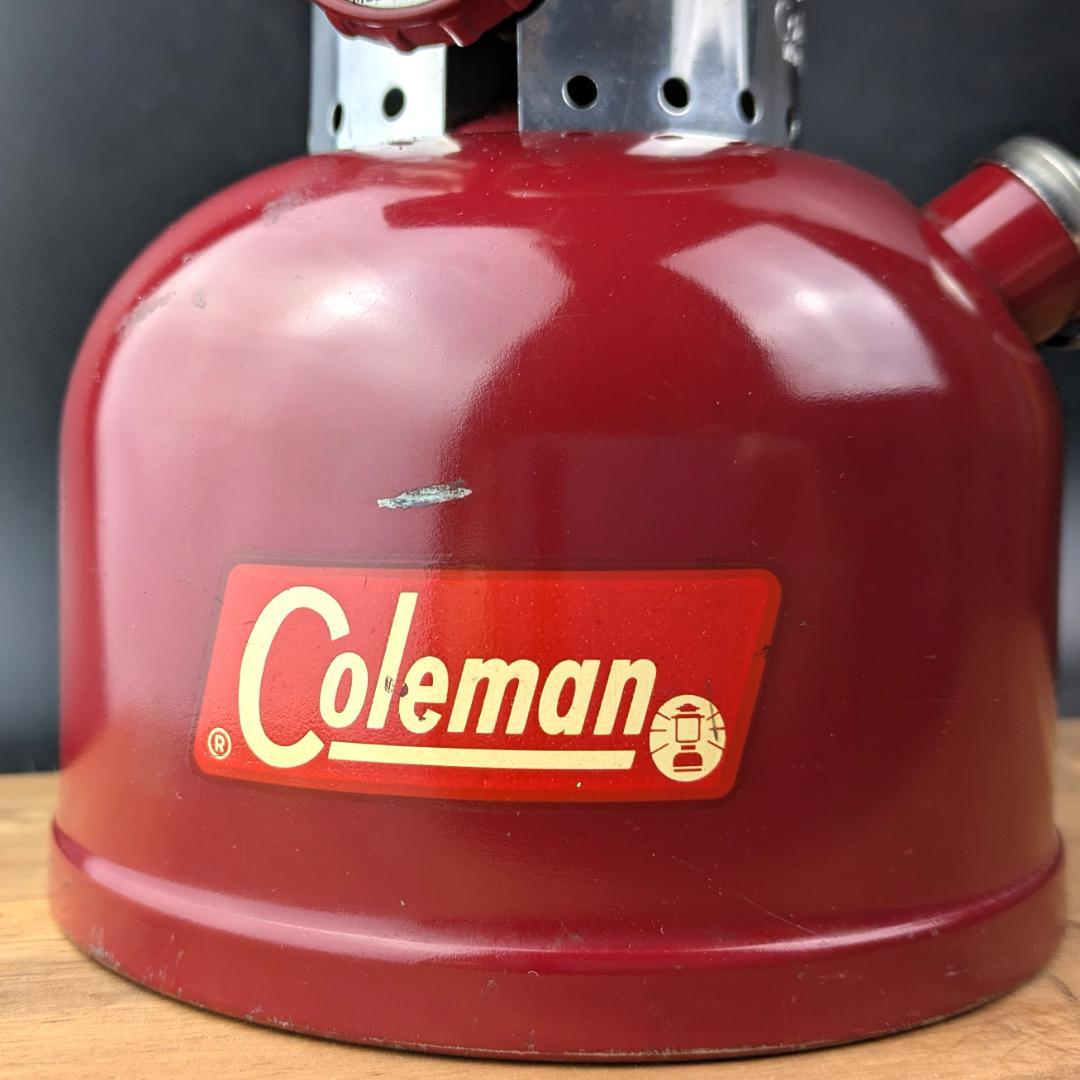 Coleman 200A バーガンディ 1962年2月製 ランタン ケース付き