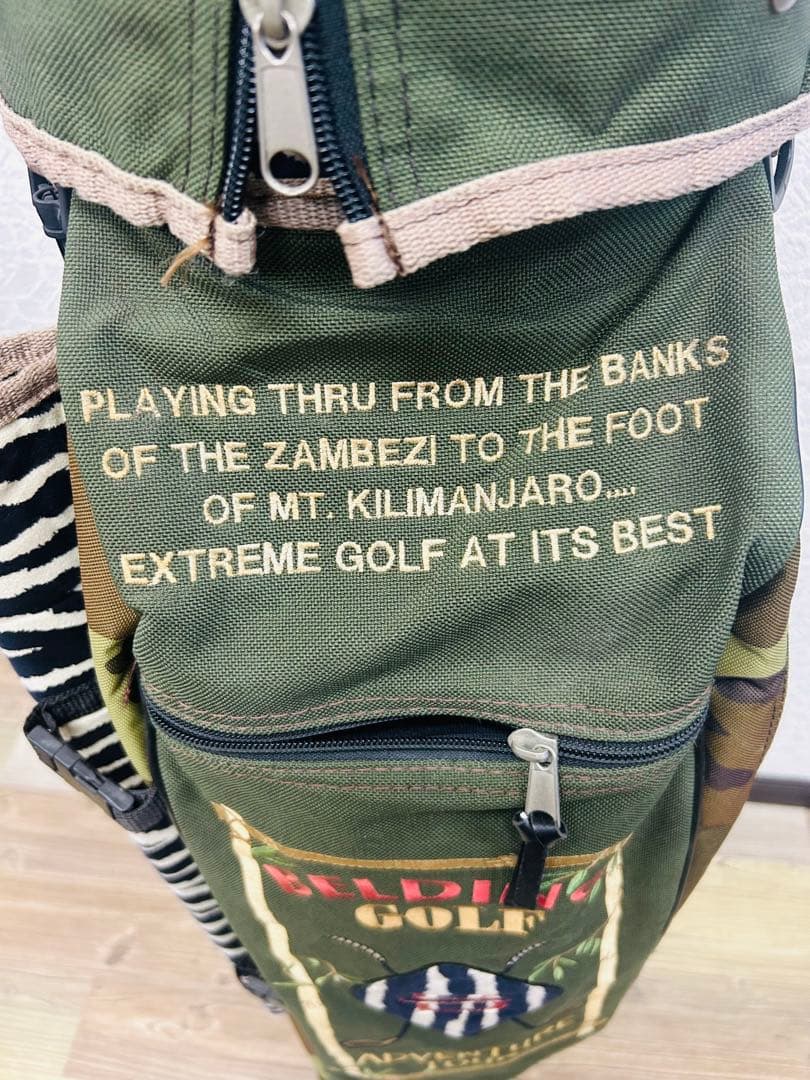 希少品！Belding Golf アドベンチャーツアーキャディバッグ