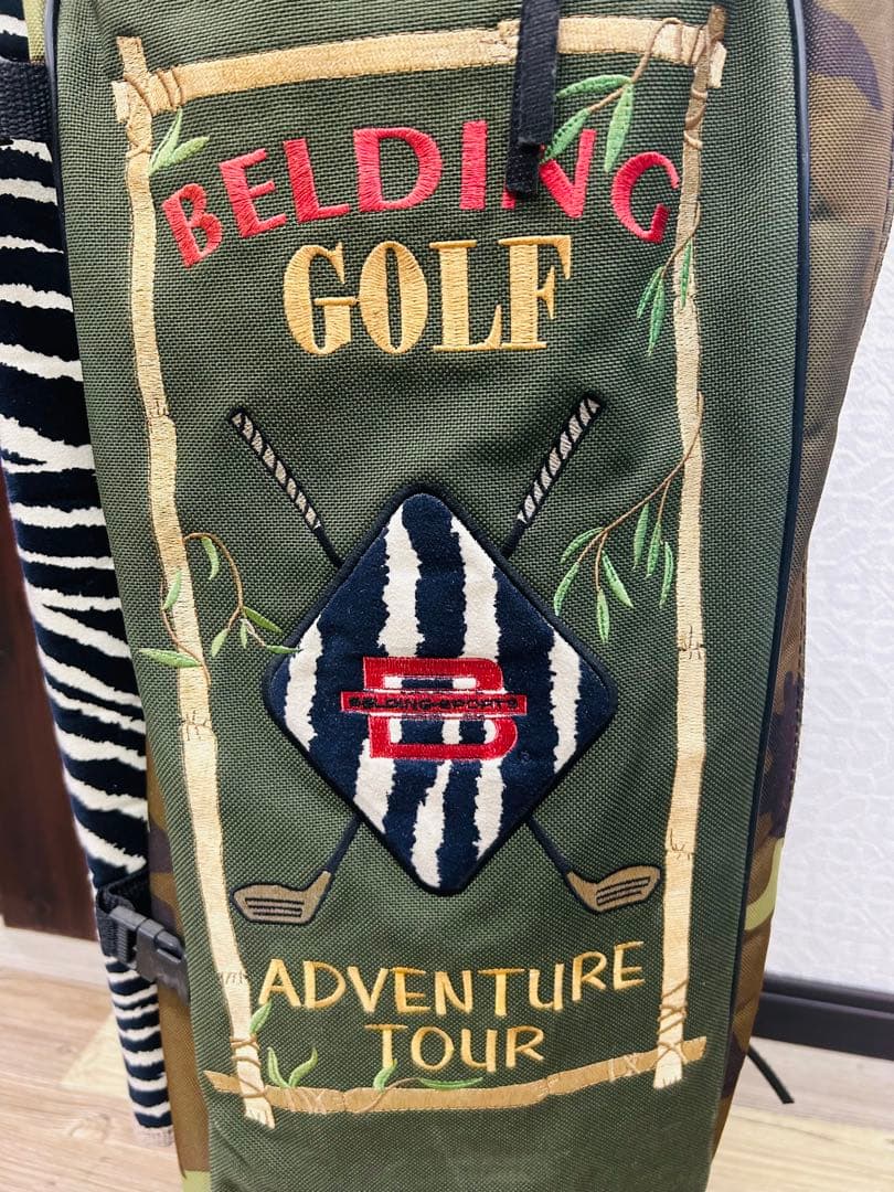 希少品！Belding Golf アドベンチャーツアーキャディバッグ