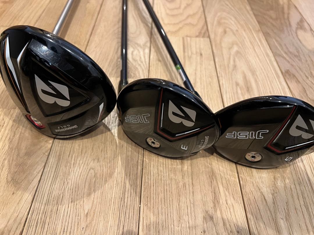 ブリヂストン B5 ドライバー/3，5FW メンズ ゴルフクラブ 3本セット