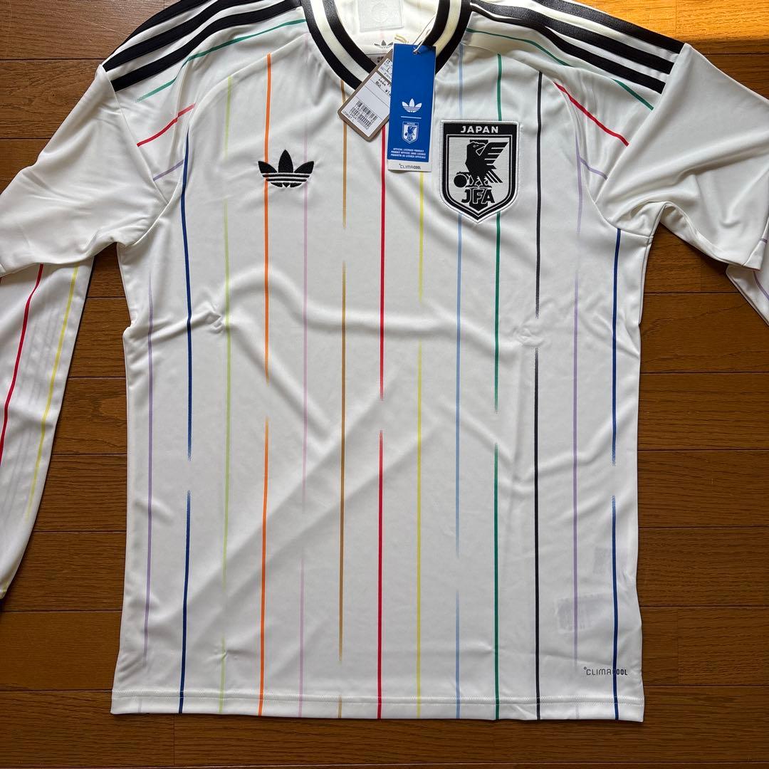 adidas 日本代表 ストライプ 長袖ジャージ Lサイズ タグ付き